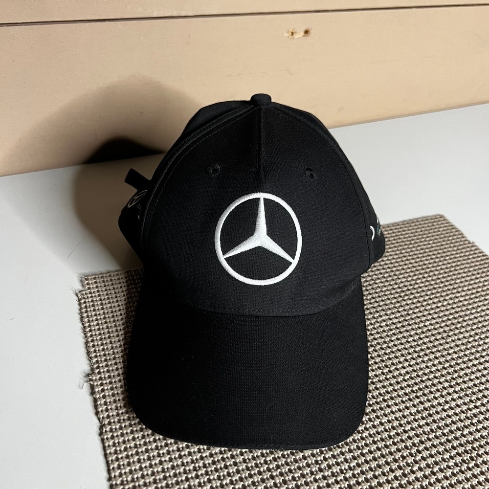 Mercedes AMG Petronas Motorsport‎ F1 Team Hat Black Adjustable Baseball Cap OSFA